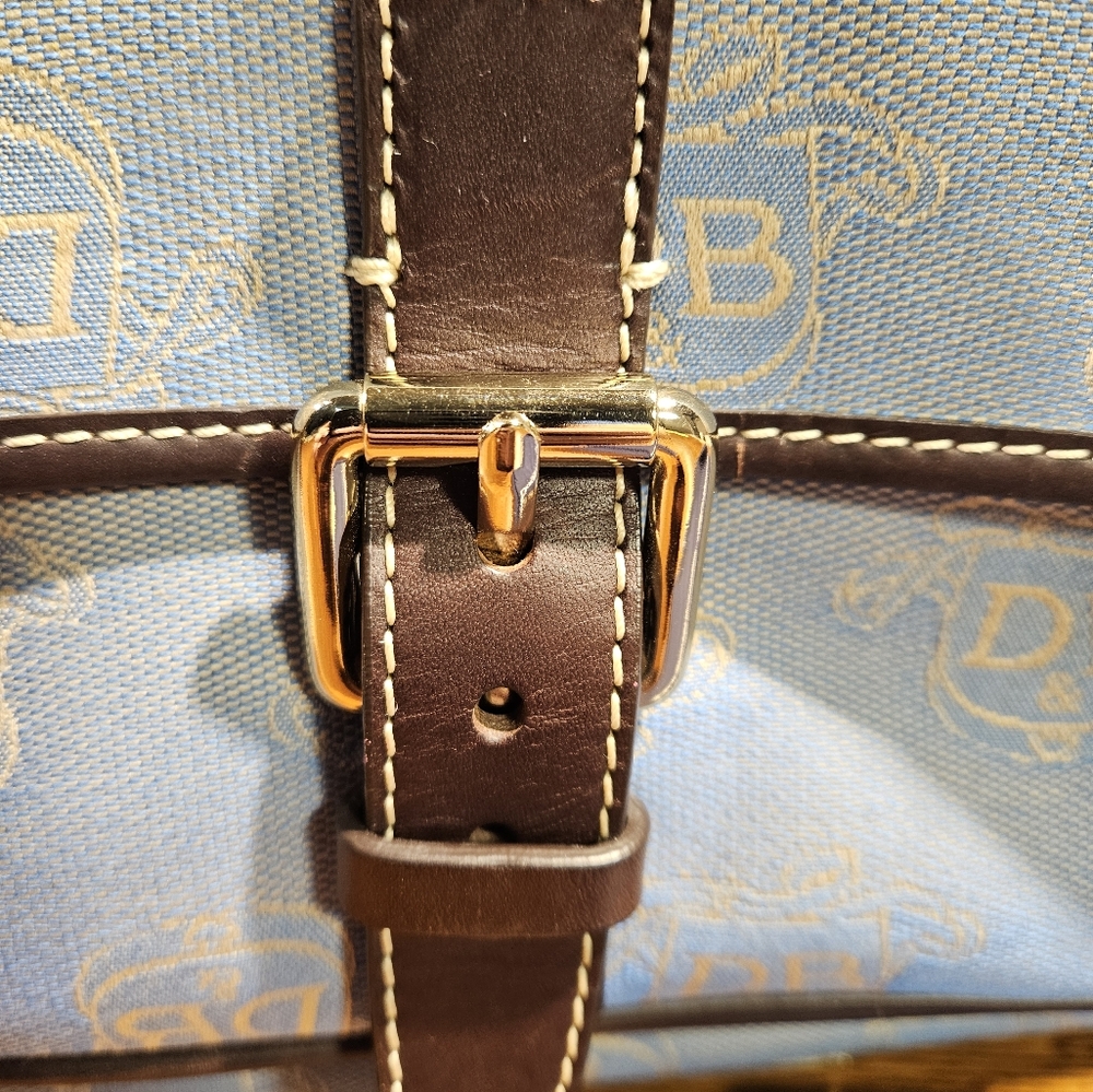 Dooney & Bourke East/West Denim Shoulder Bag NWT 5 Piece - Picture 11 of 15